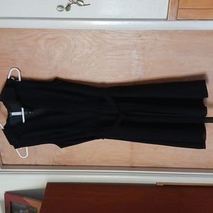 Kensie Black sleeveless dress with collar